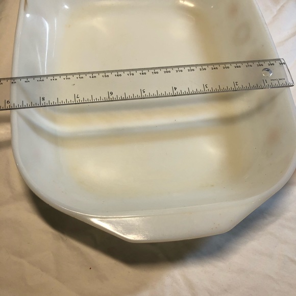 60s Vintage Jaj Pyrex Toledo Pattern Baking Dish / Lasagne Dish 11x8.5” England - Picture 4 of 10